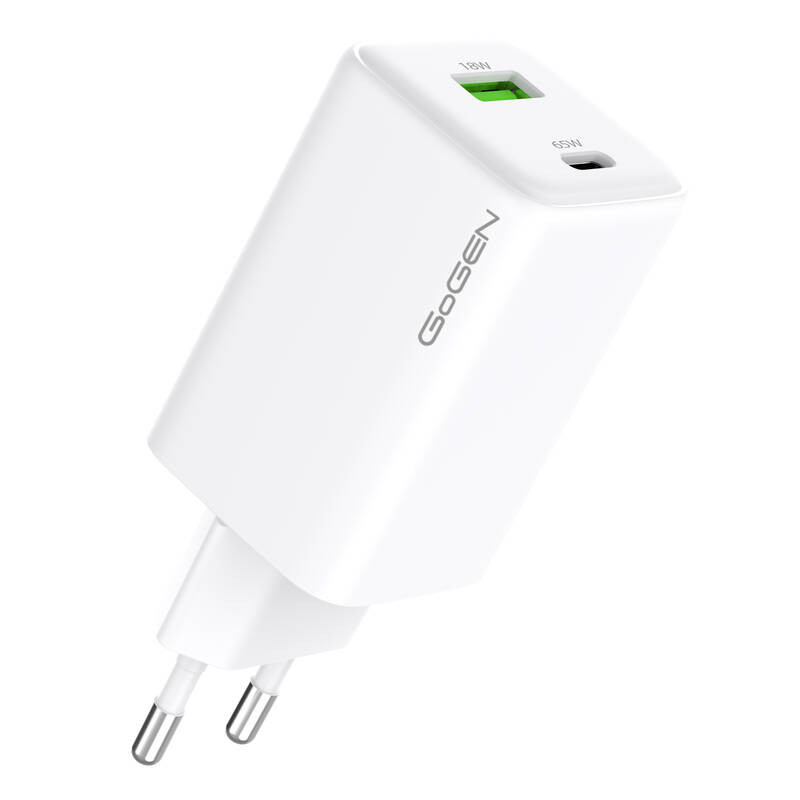 silpoch_Nabíječka do sítě GoGEN ACHPDQ265, 1x USB-C PD 65W + 1x USB-A 18W